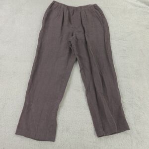 Eileen Fisher Pants Linen Waffle USA Made Vintage Lagenlook‎
